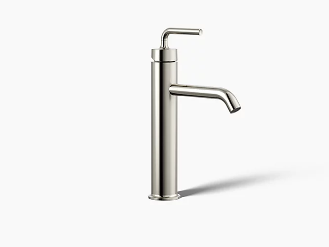 K-14404-4A-RGD | Purist™ Tall single-handle bathroom sink faucet