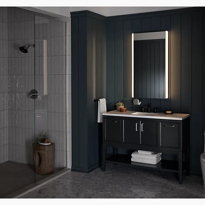 Maxstow Lighted Medicine Cabinet | K-81148-SLE | KOHLER