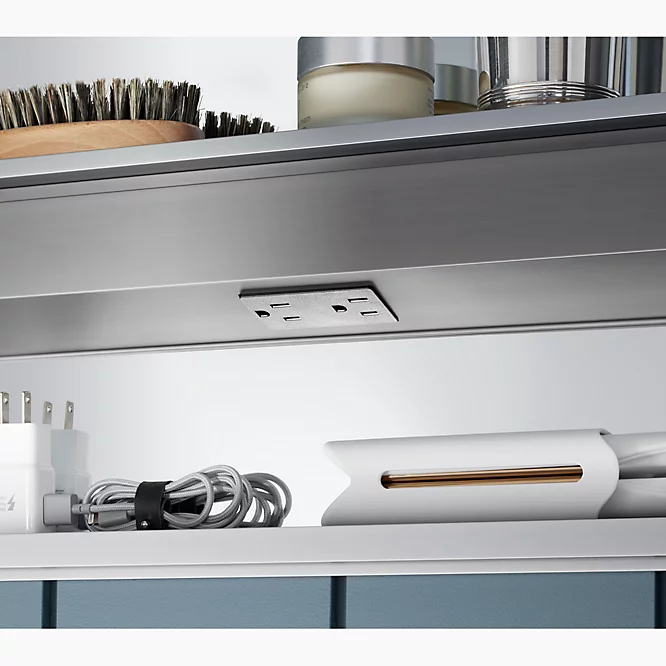 Maxstow Lighted Medicine Cabinet | K-81148-SLE | KOHLER