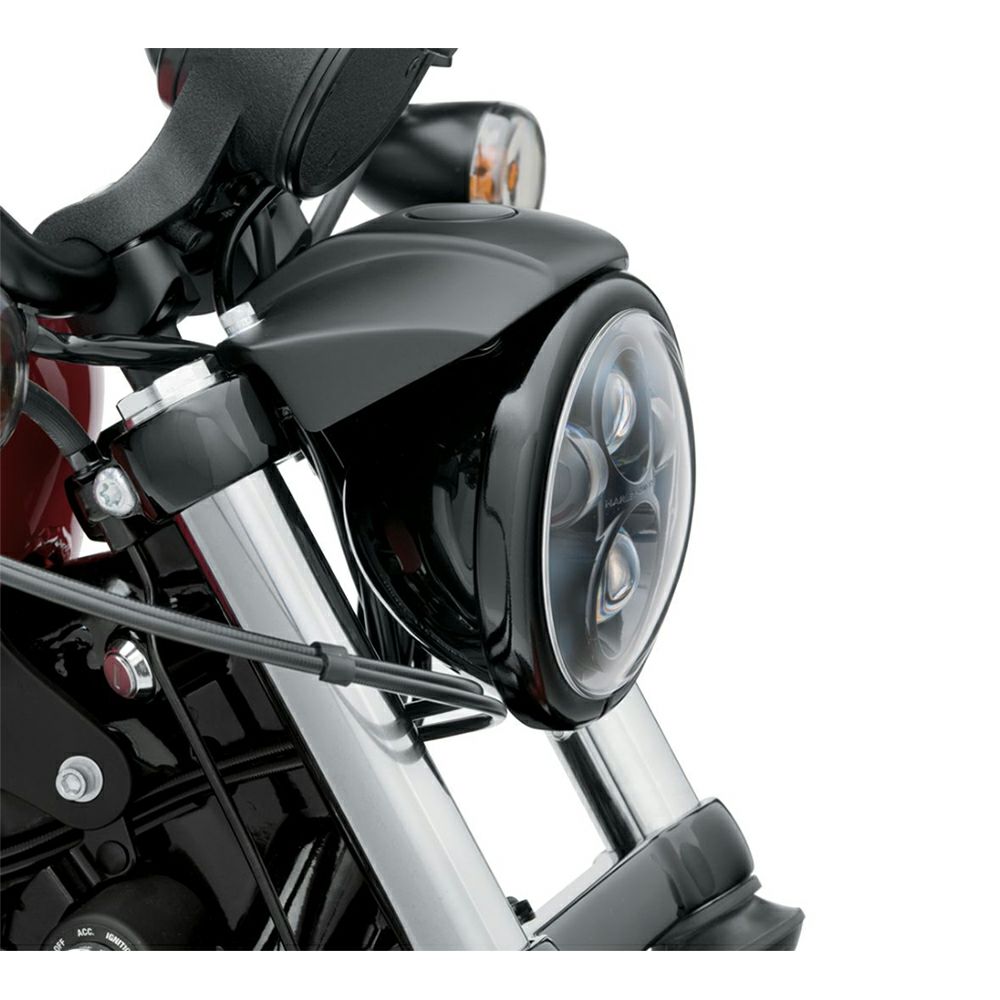 67700116】ハーレー純正 ヘッドライトトリムリング／グロスブラック