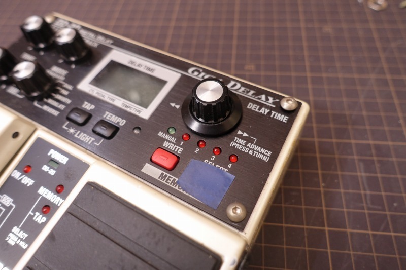 BOSS DD-20 GIGA DELAY（SELECTスイッチの復元）」: こいち時間