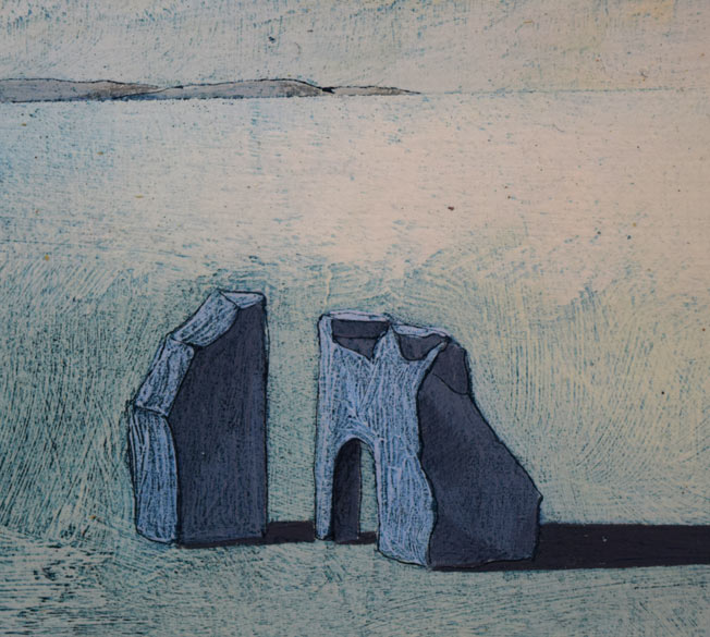 佐藤武「旅愁」油絵・変形6号 絵画買取・販売の小竹美術