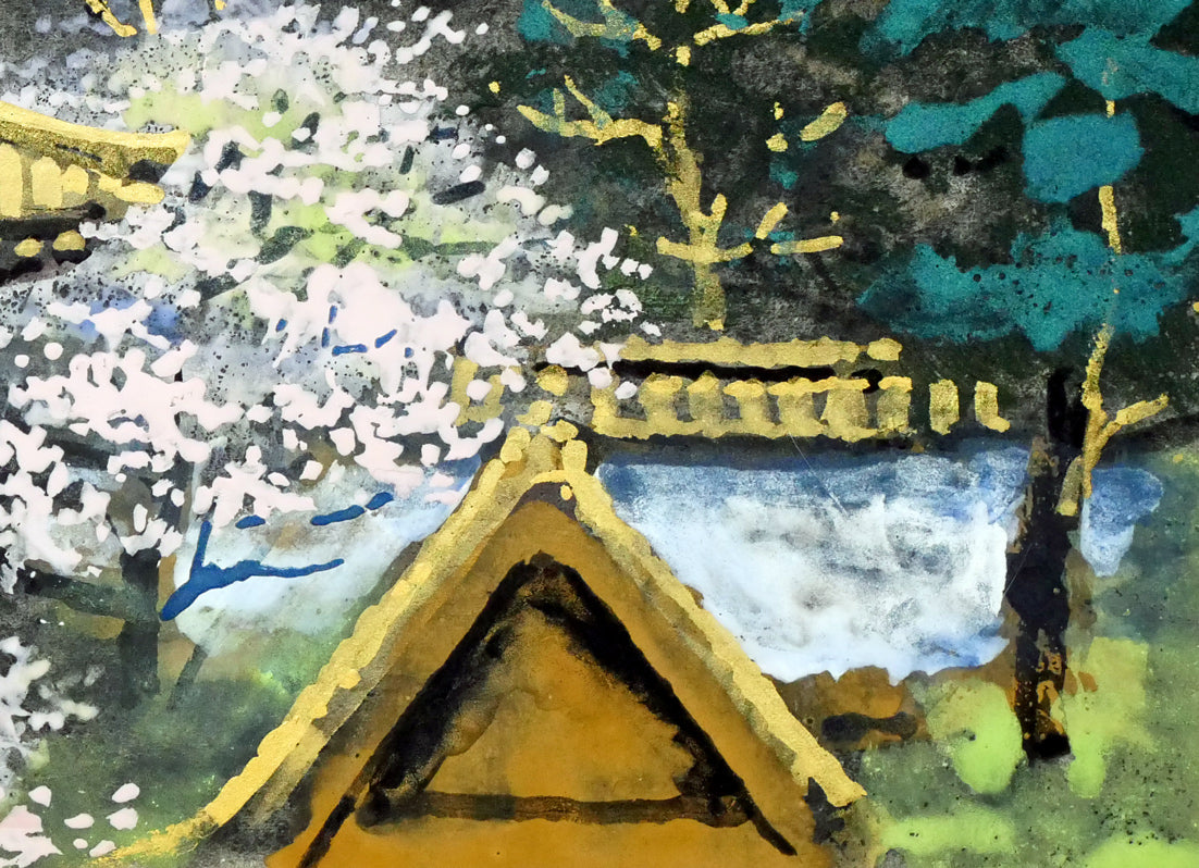 後藤純男「行く春大和」日本画・SM 絵画買取・販売の小竹美術