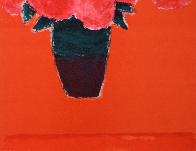 ベルナール カトラン（Bernard CATHELIN）「紫陽花」リトグラフ 絵画