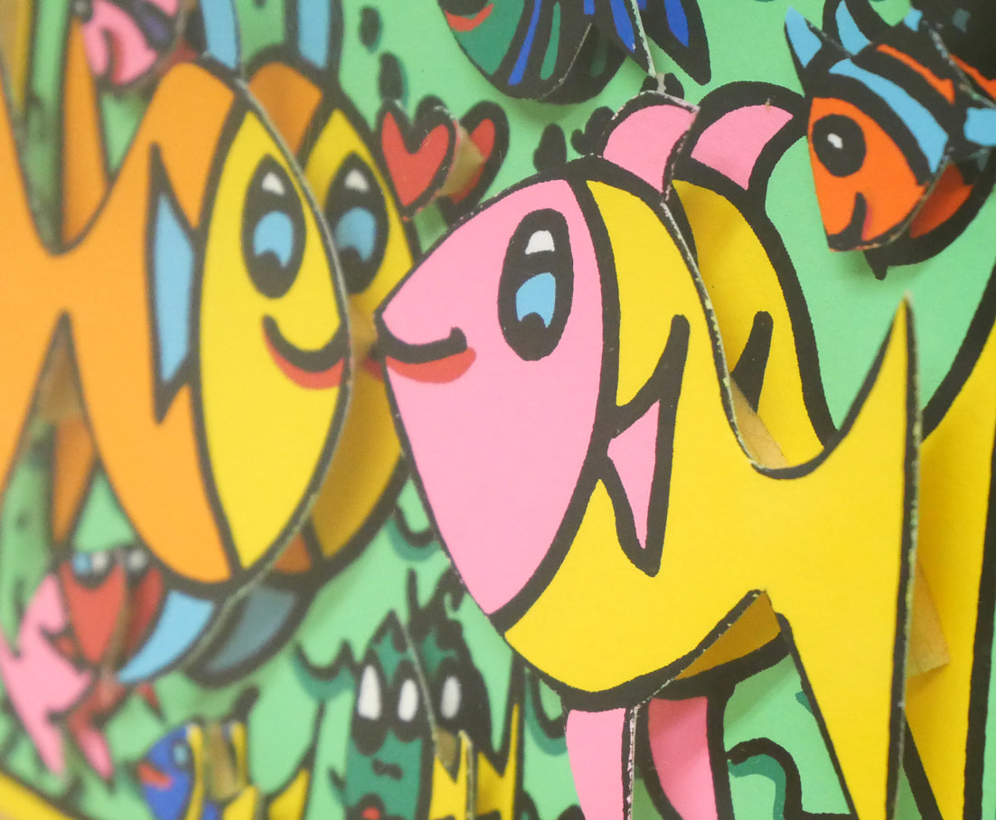 ジェームス・リジィ（JAMES RIZZI）「SMOOTH SAILING」3Dシルク