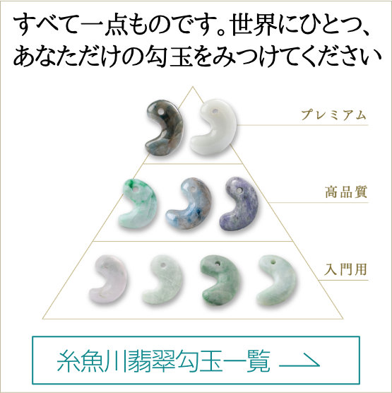 糸魚川翡翠勾玉・ブレスレット・指輪の専門店｜《公式》糸魚川翡翠工房