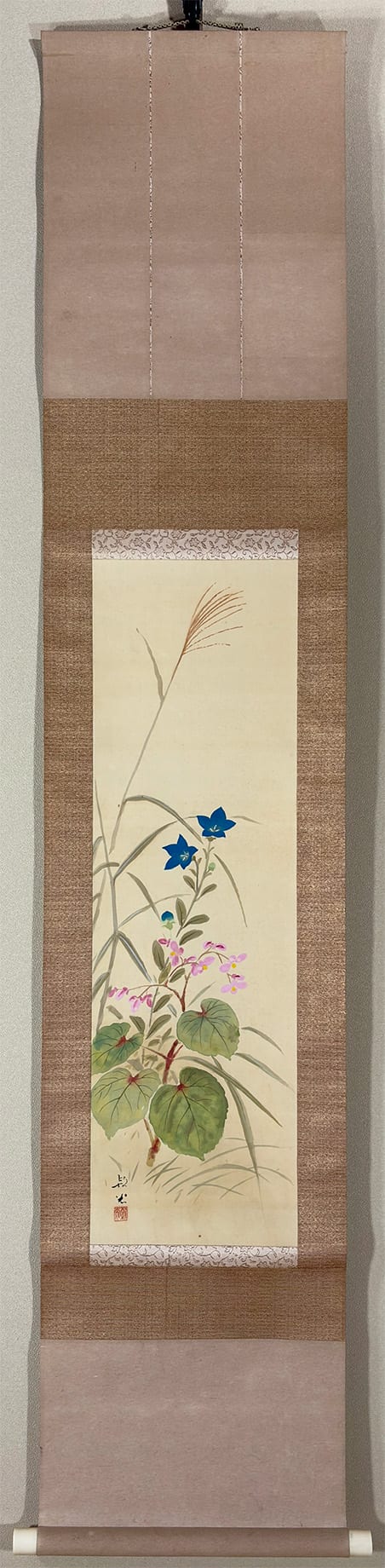 秋草｜ミニ掛軸｜新・古美術 高美堂（こうびどう）｜掛軸販売・通販