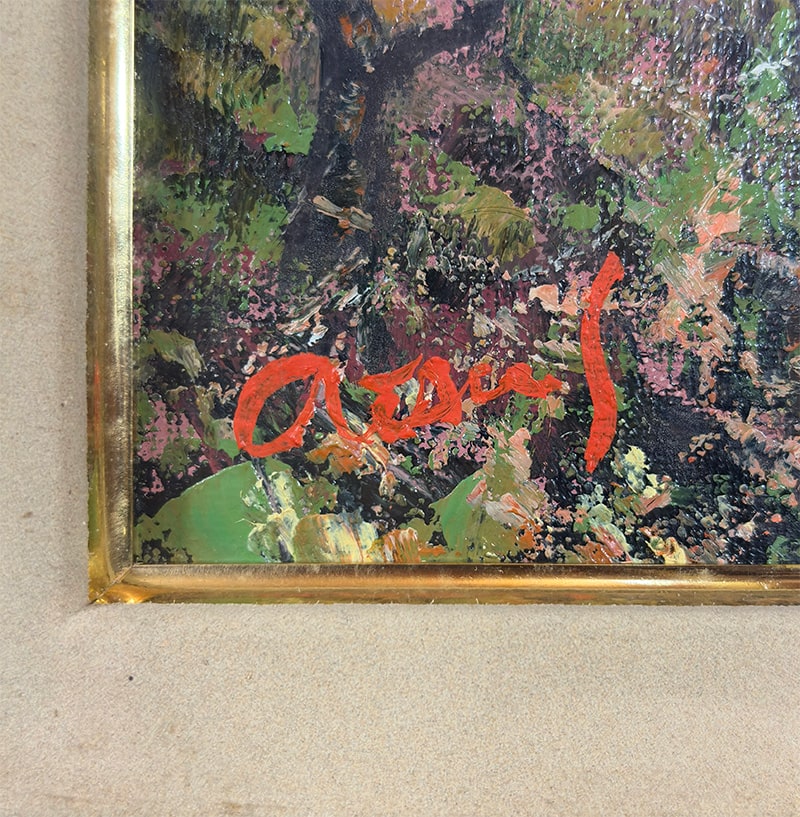 出雲の秋 [立久恵峡]｜額（油彩・F3号）｜新・古美術 高美堂（こう