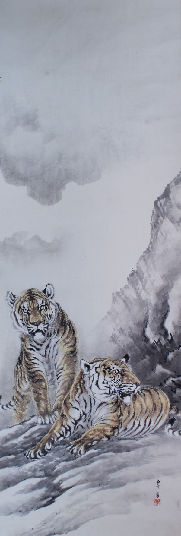 猛虎｜新・古美術 高美堂（こうびどう）｜掛軸販売・通販・買取｜骨董