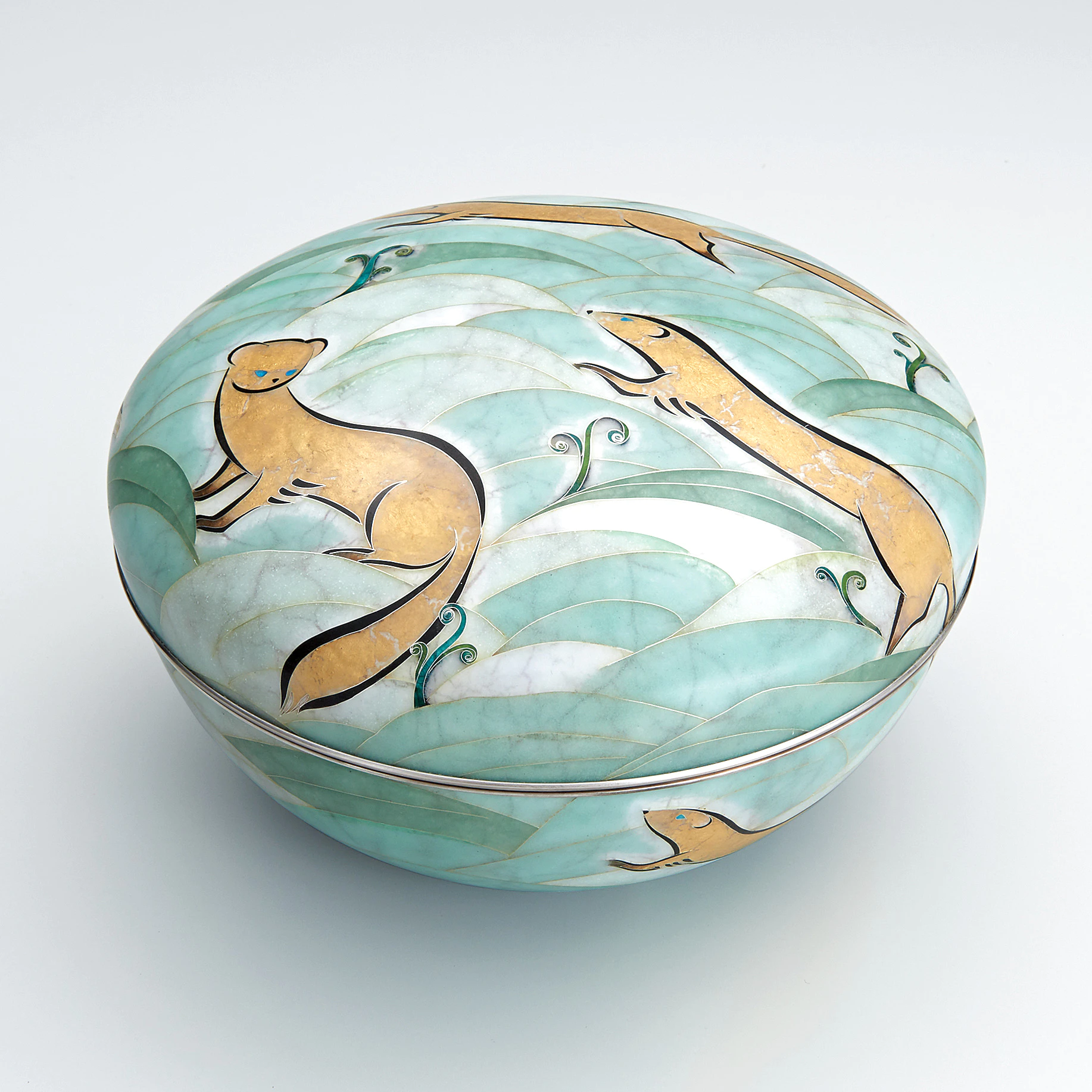 有線七宝蓋物「てん・てん」(水落 雅子)｜ギャラリージャパン