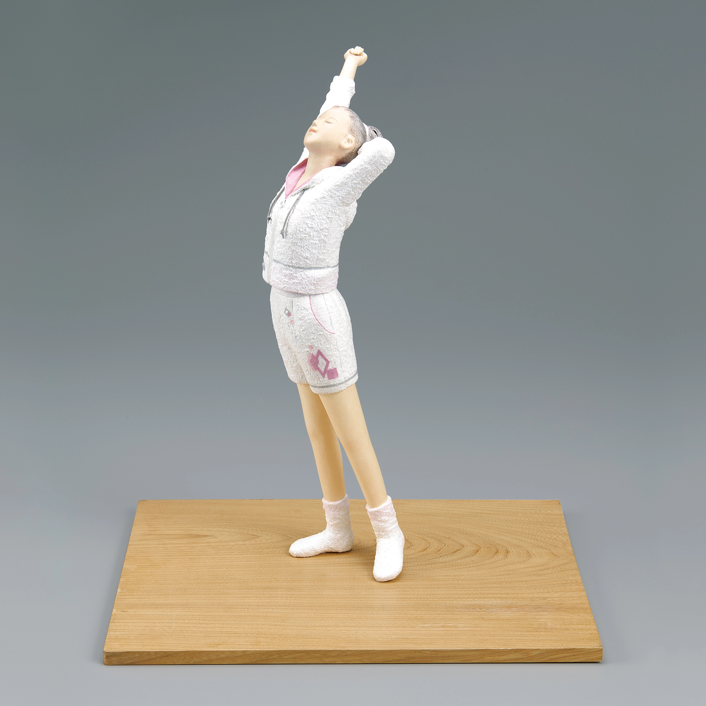 木芯桐塑布和紙貼「朝陽」(青江 桂子)｜ギャラリージャパン