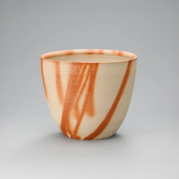 備前緋襷深鉢(大森 宏明)｜ギャラリージャパン