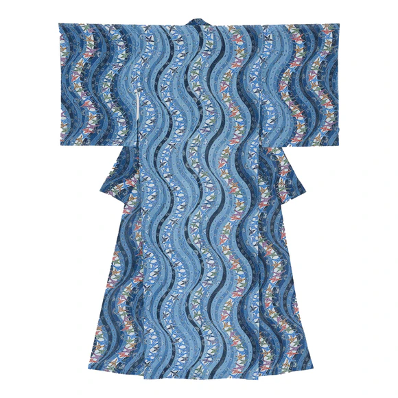 琉球紅型着物「浜の光」(城間 栄市)｜ギャラリージャパン