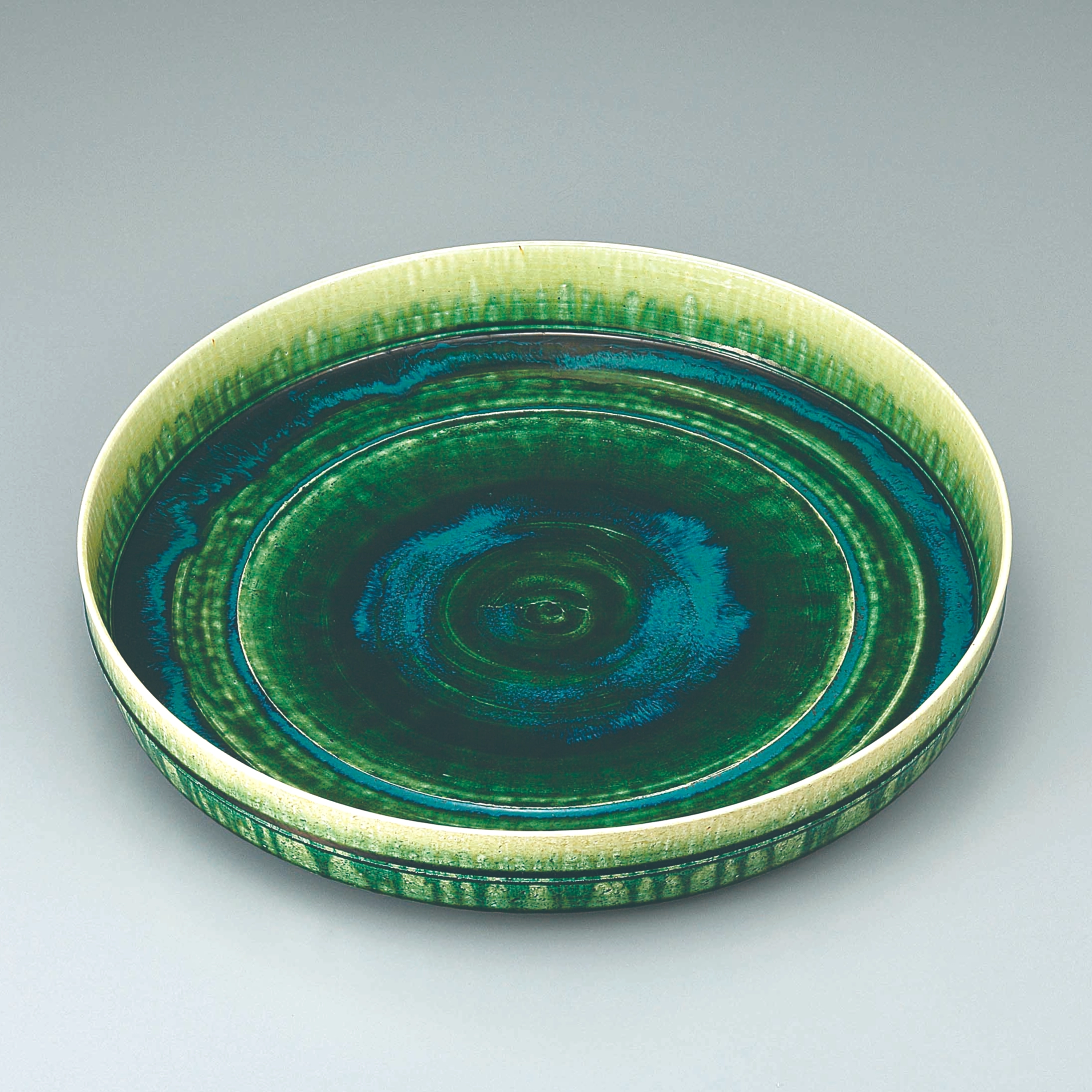 緑釉皿(鈴木 徹)｜ギャラリージャパン