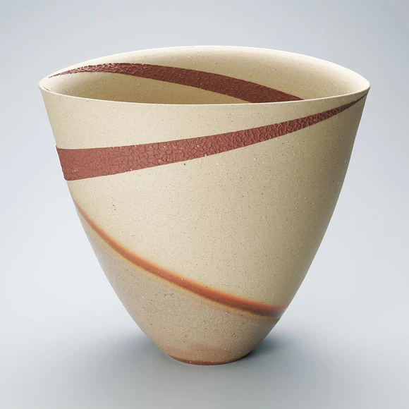 備前堆文花器(宮尾 昌宏)｜ギャラリージャパン