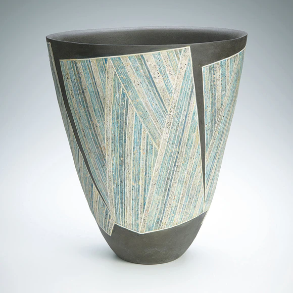 彩泥象嵌平鉢(羽鳥 惠子)｜ギャラリージャパン