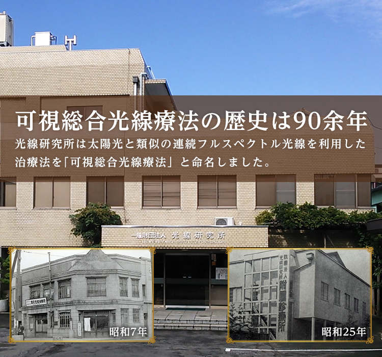 一般財団法人光線研究所・附属診療所 公式サイト 光線療法（光線治療