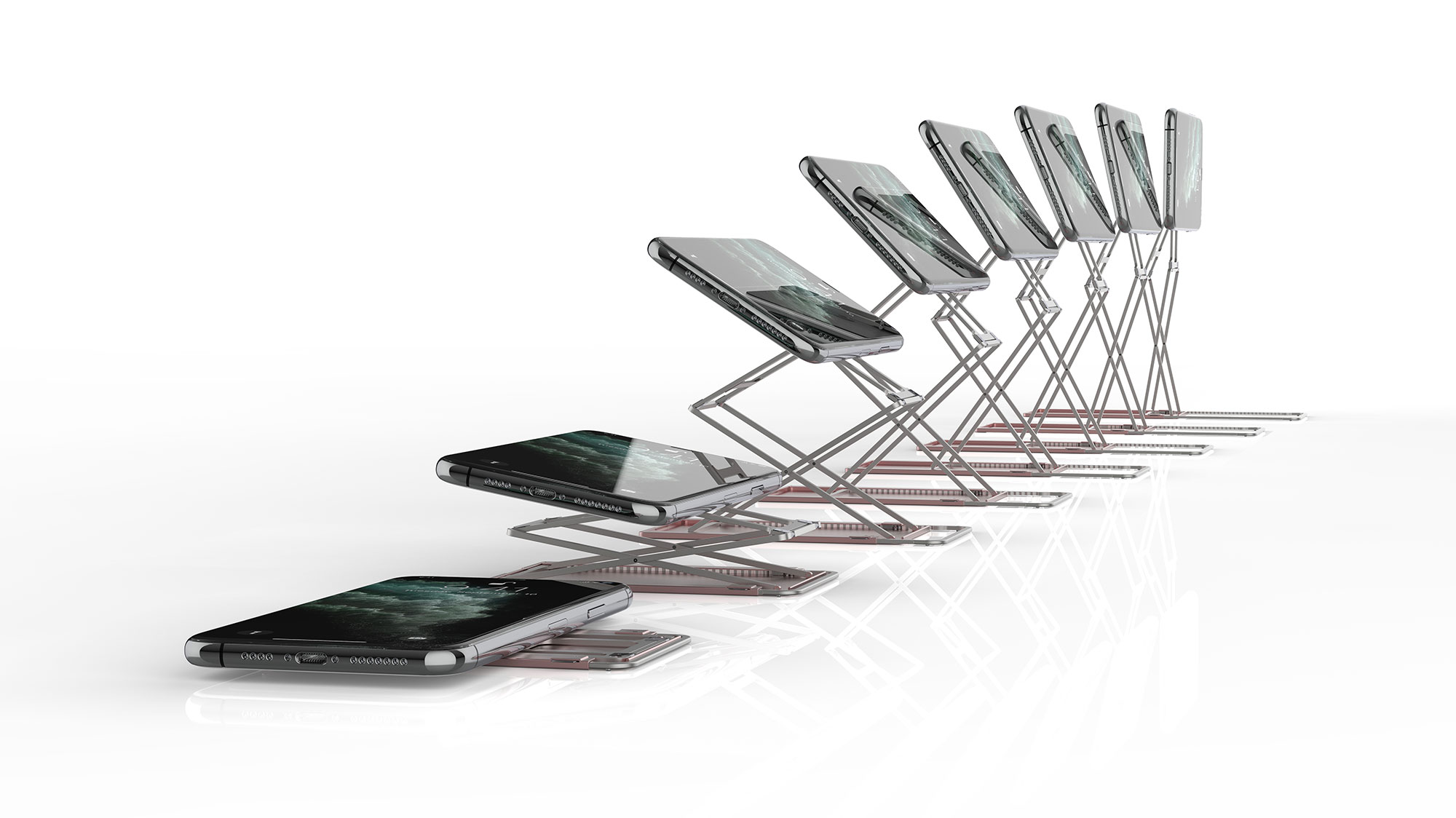 Majextand M人間工学に基づくスマートフォン/タブレット用スタンド