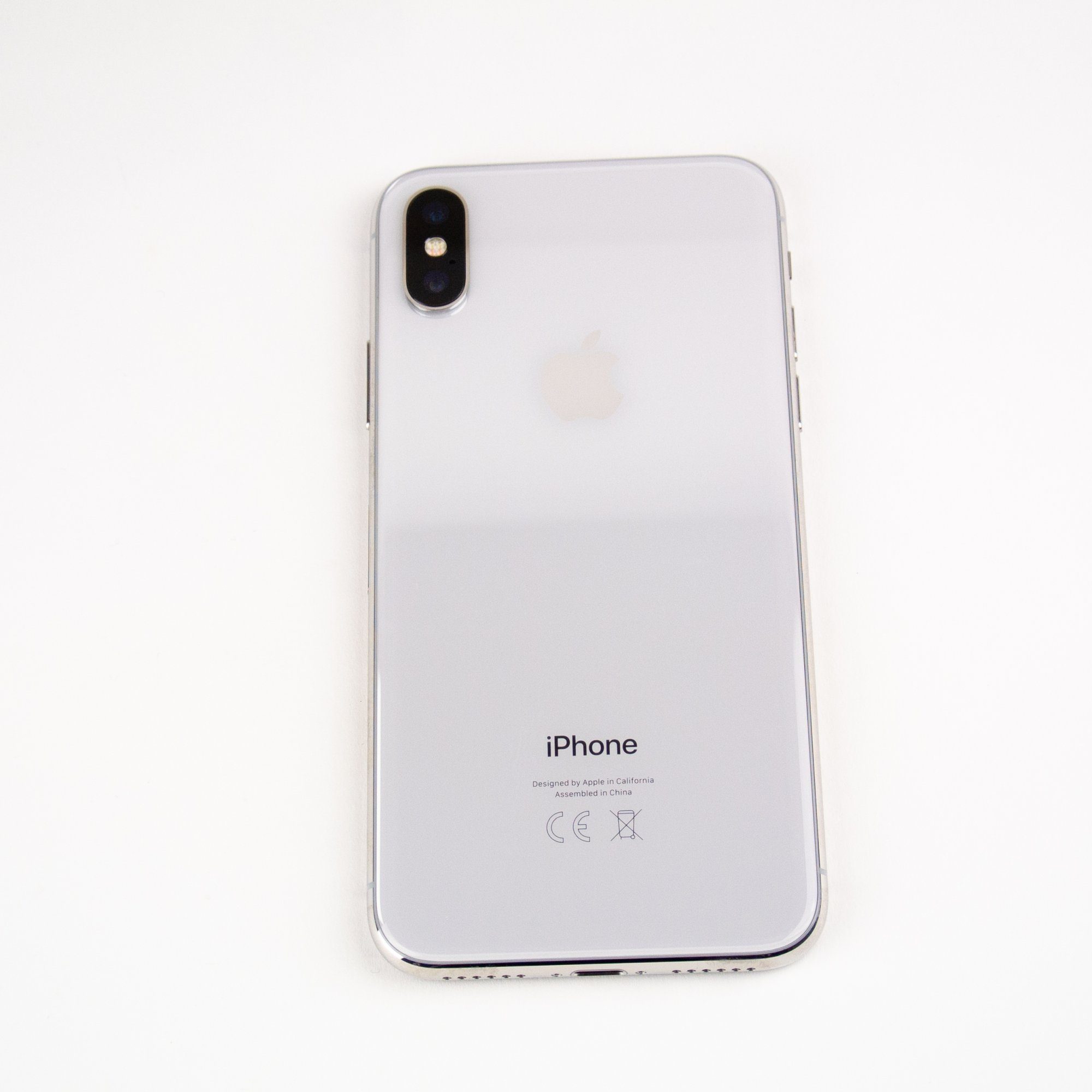 Telefon mobil Apple iPhone X 64GB, Silver - Klap