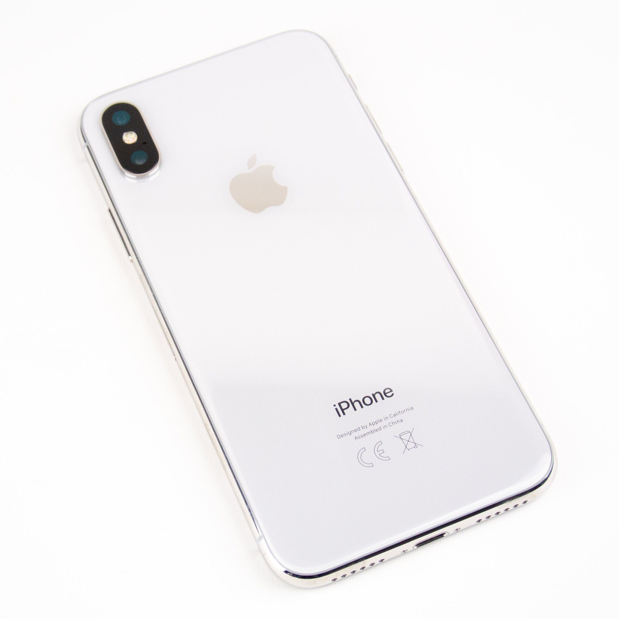 Telefon mobil Apple iPhone X 64GB, Silver - Klap