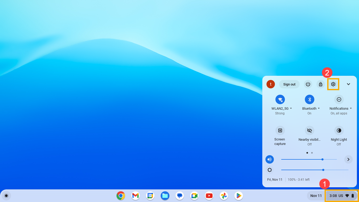 Chromebook] Chromebook を初期状態にリセット(Powerwash)する