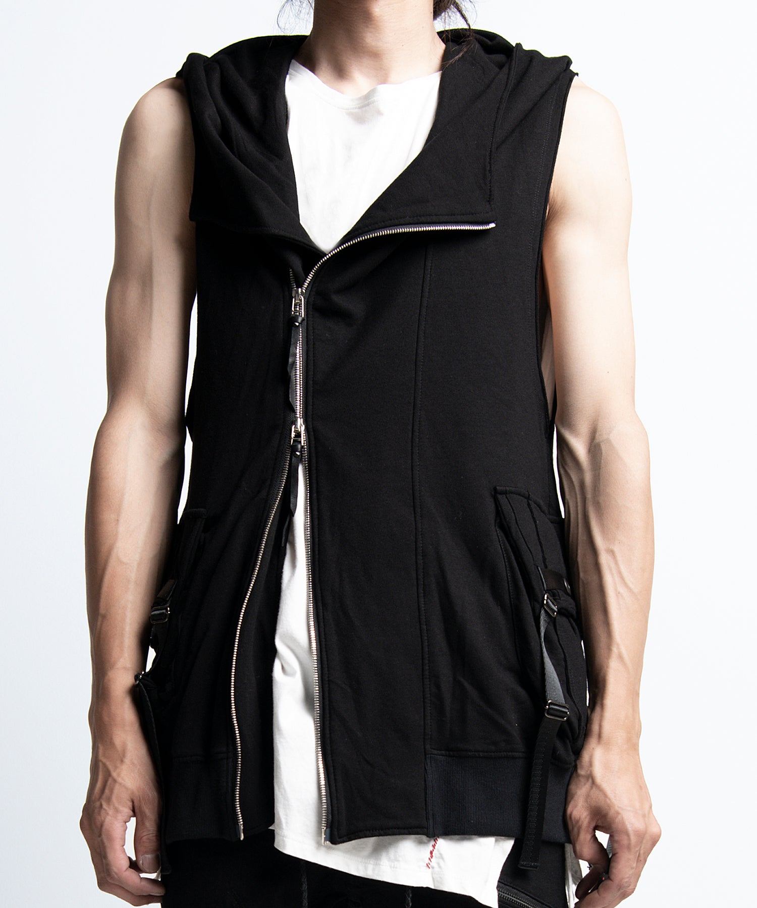 2401-TP08 Black Raven Vest 05 Black – KMRii OFFICIAL ONLINE STORE