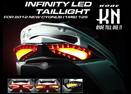 KOSO インフィニティLEDテール【オレンジ/レッド/スモーク】シグナスX3