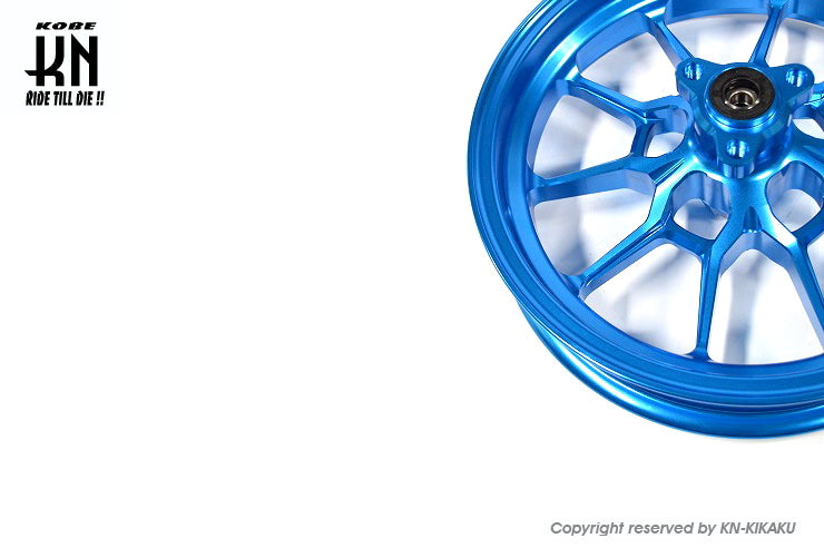 鍛造アルミホイール前後セット【アドレスV125/G(K5-K9)】ブルー