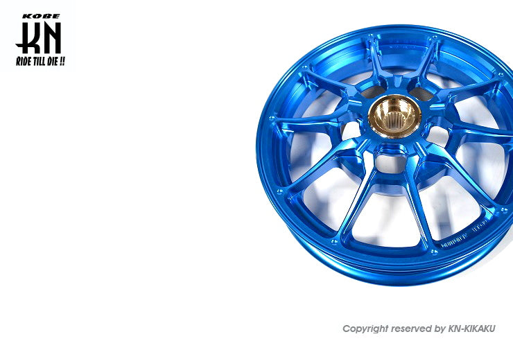 鍛造アルミホイール前後セット【アドレスV125/S(L0-)】ブルー【タイプ1