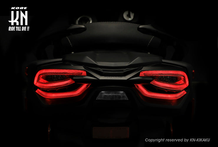 KOSO 3D LEDテールキット【オレンジウインカー/クリアレンズ】シグナス