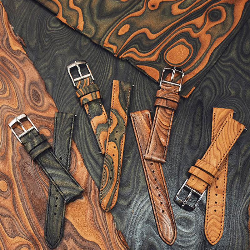 Knot S18-TOS-BK 時計ベルト バンド 本革 18mm ブラック スキモレザー