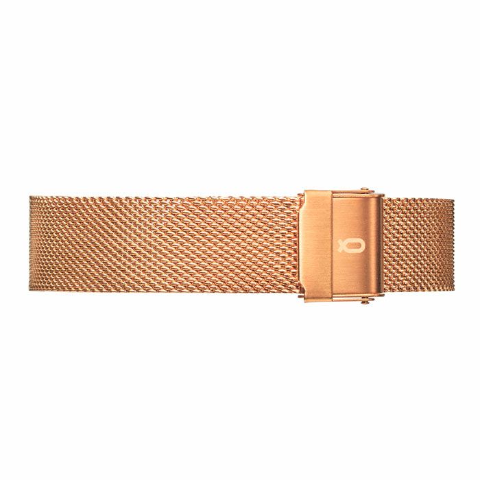 Knot MS-18RGRG 時計ベルト バンド ステンレス 18mm ローズゴールド