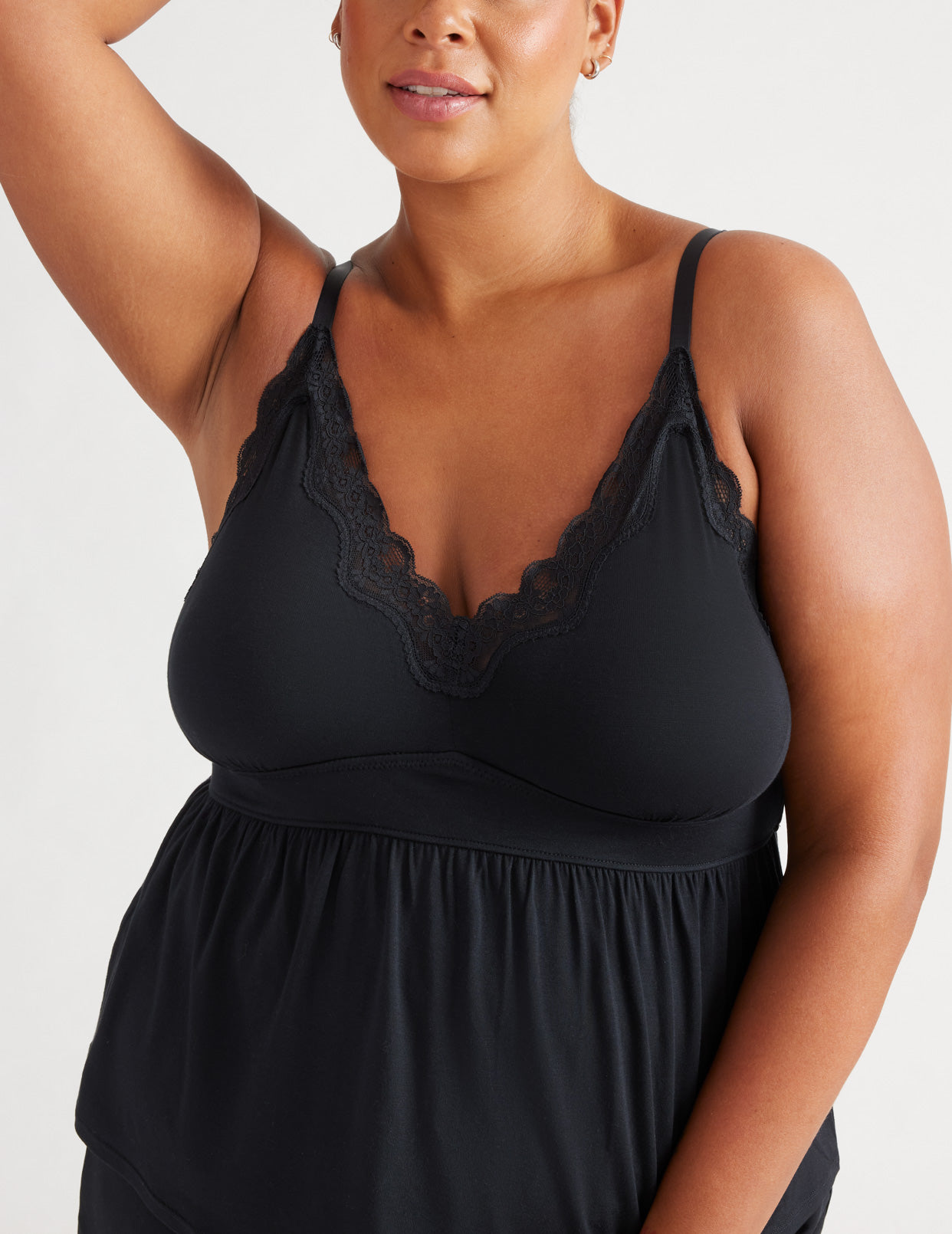 Lace Trim Sleep Cami | Lace Pajama Top – Knix Canada