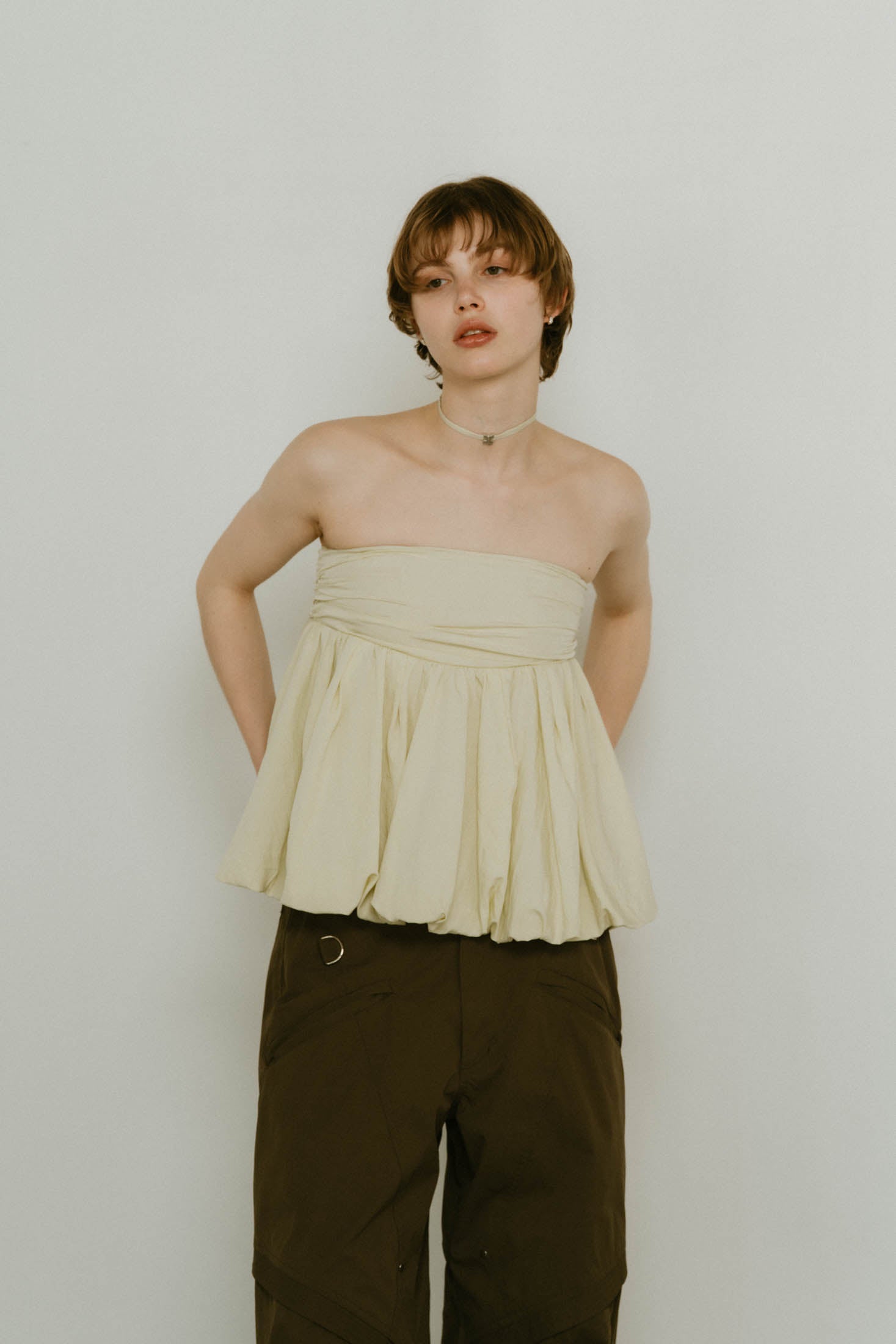 2way peplum tops/3color | KNUTH MARF