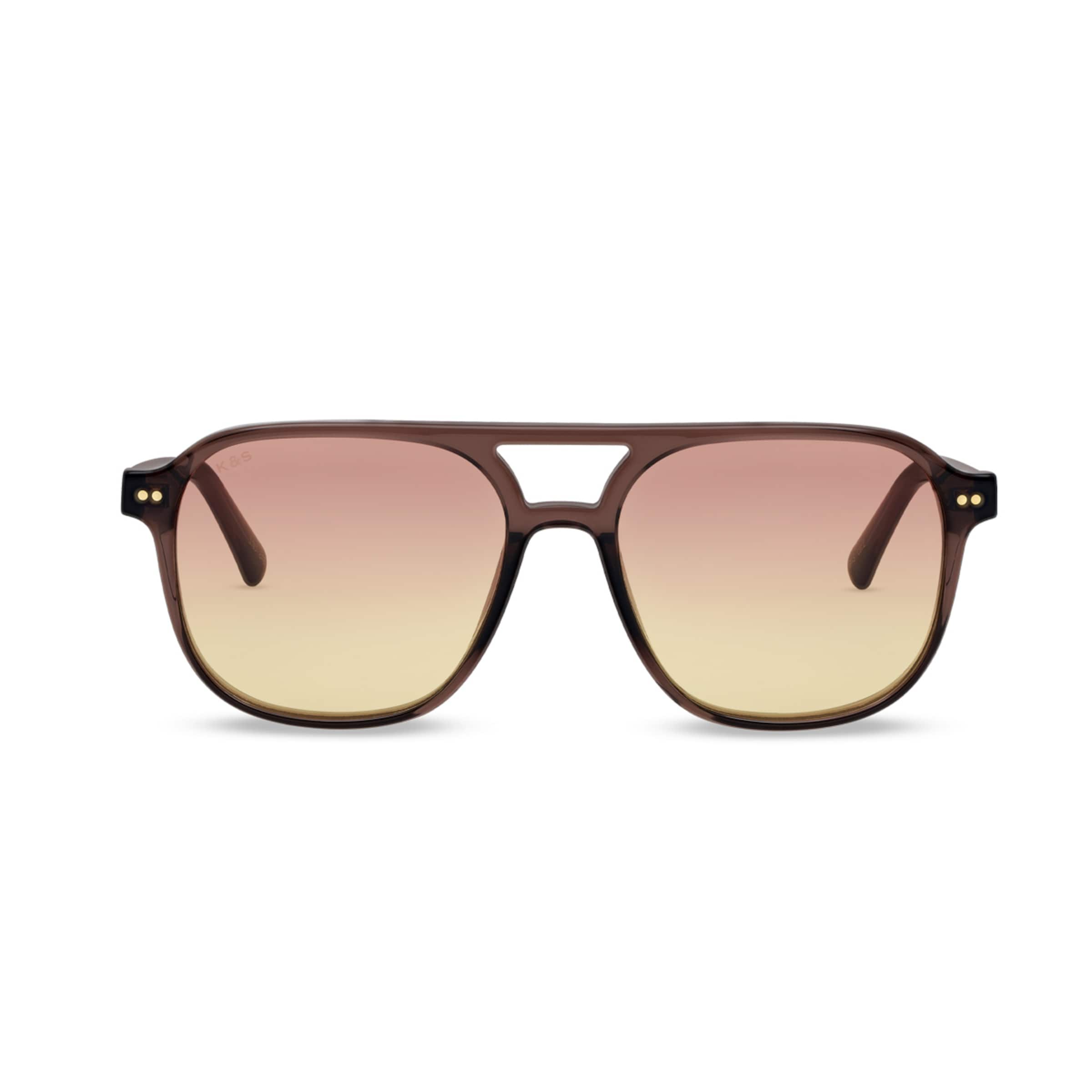 Zurich Oversize Mocha Gradient Brown – Sunglasses | Kapten & Son