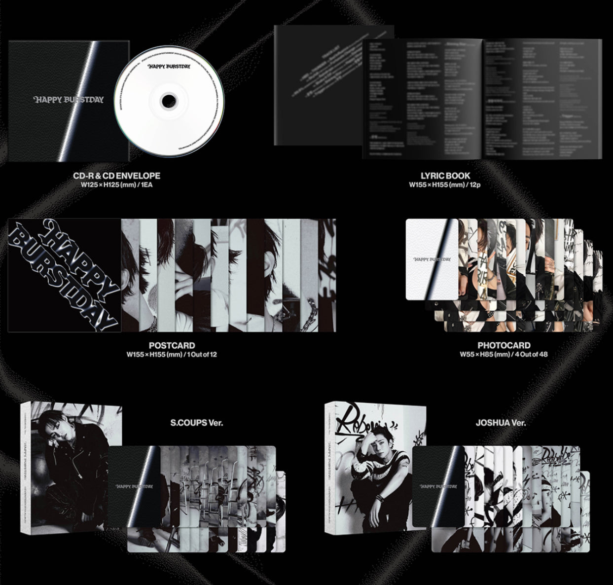 SEVENTEEN - HAPPY BURSTDAY Daredevil Version (Can Choose Ver) – K-STAR