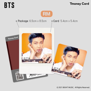 T-MONEY] Offical BTS T-Money Polaroid Card 2021 (Limited Edition