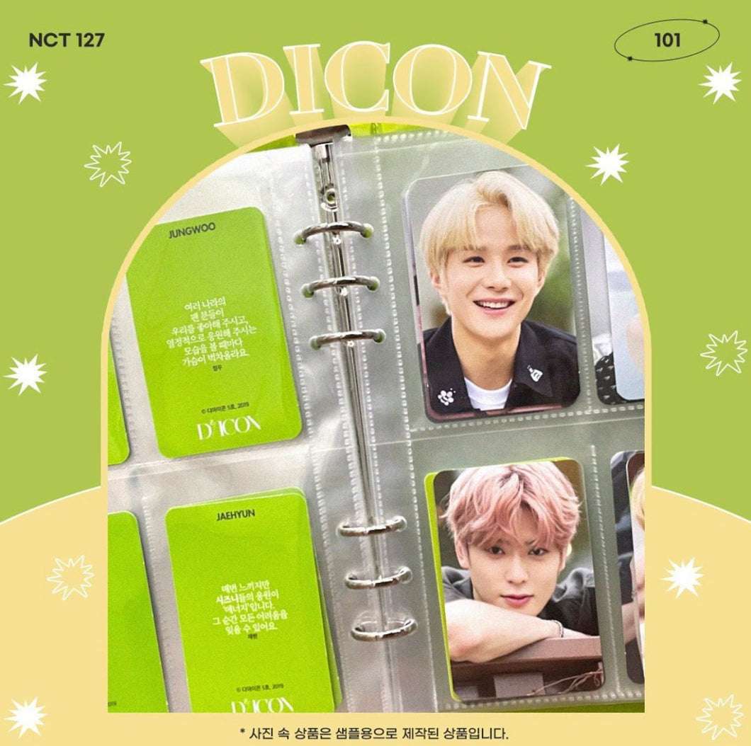 NCT127 x DICON - Photocard 101 Custom Book ( Binder + 101