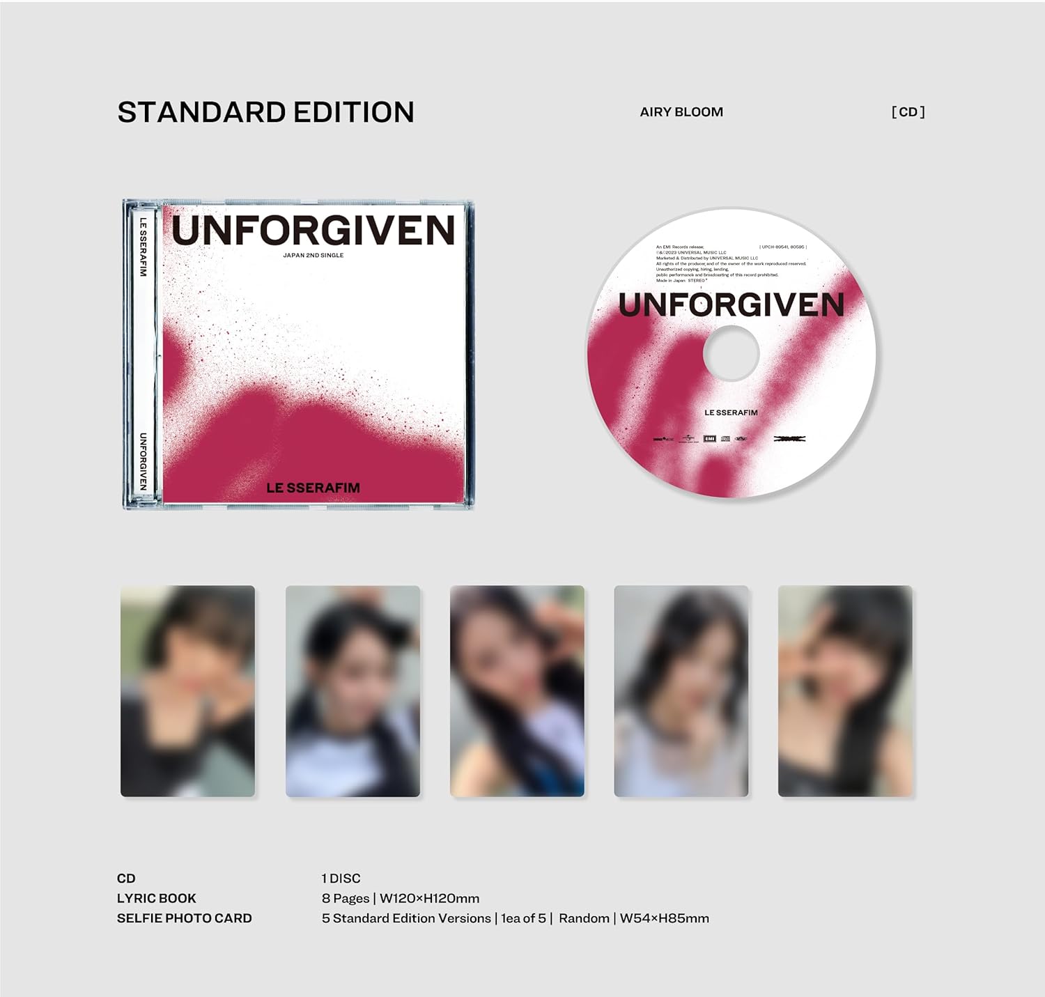 LE SSERAFIM - UNFORGIVEN [Japanese Album] – K Stars