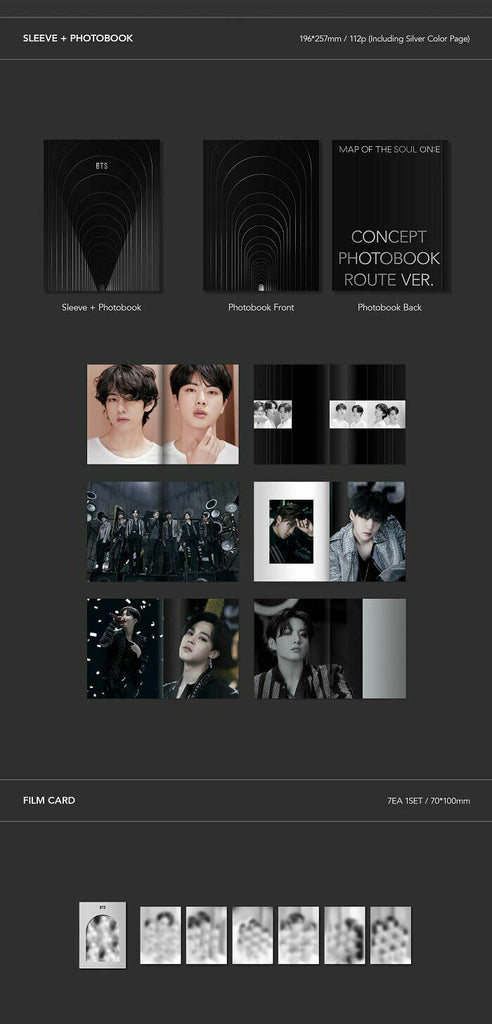 BTS Map of the Soul ON:E Concept Photobook Route version – KPOP MARKET