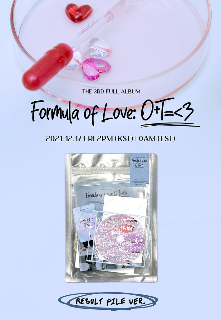 TWICE - Formula of Love:O+T=<3 [Result file ver.] Album+Extra