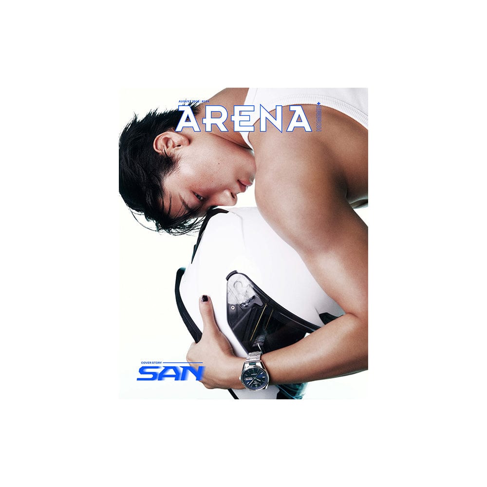 和訳付き) 雑誌 Arena Homme+ 表紙 ATEEZ SAN (2025年8月号)