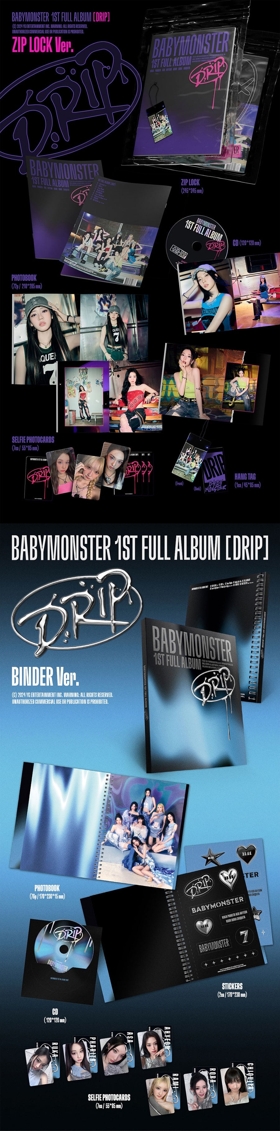 BABYMONSTER – 1st FULL ALBUM [DRIP] – Kpop NW