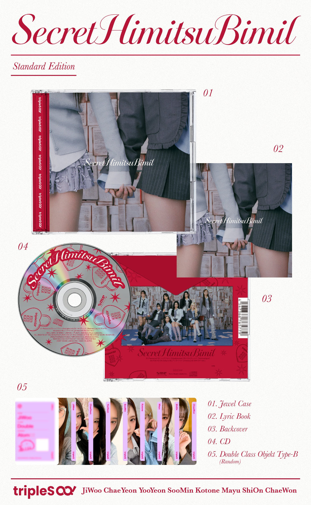 tripleS Hacchi! - SecretHimitsuBimil [1st JP EP Album - Regular