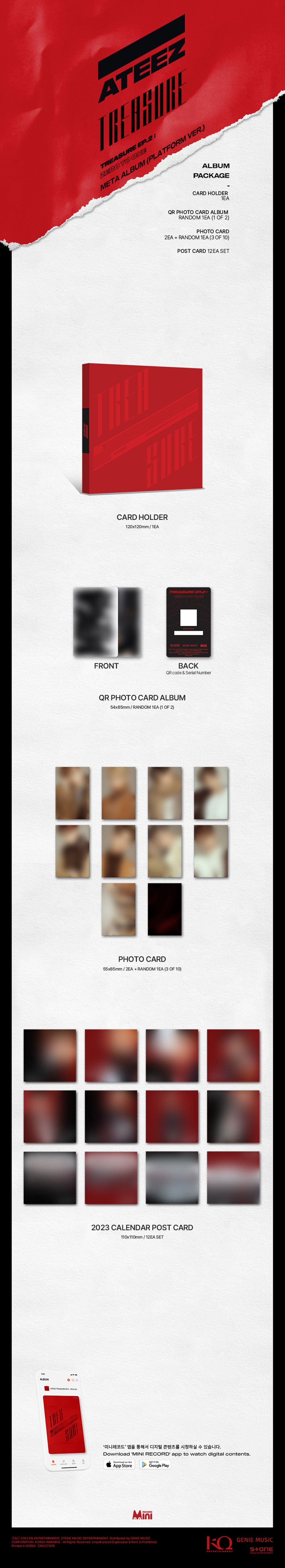 ATEEZ ホンジュン TREASURE EP.2 ZERO TO ONE Amazon.com: Treasure EP