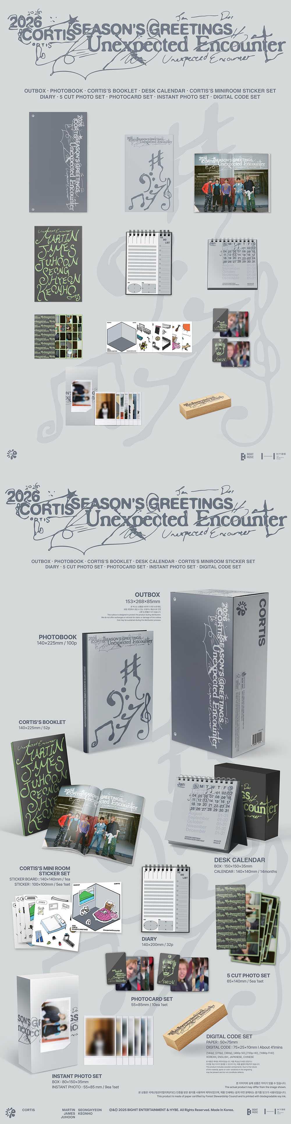 CORTIS - 2026 Season's Greetings [Unexpected Encounter] - K PLACE