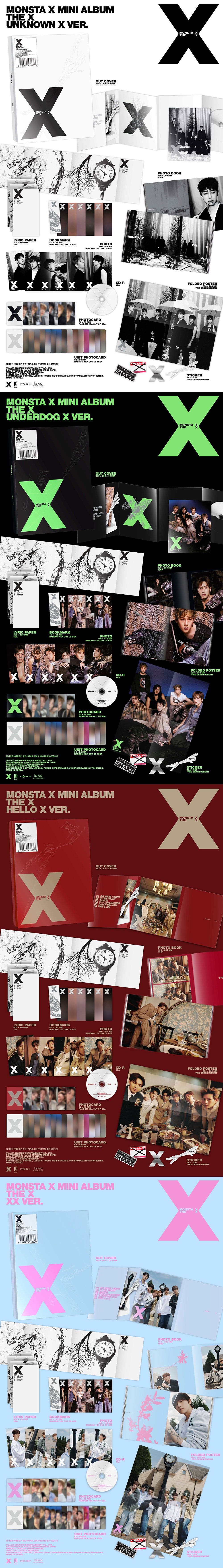 MONSTA X - THE X [13th Mini Album] - K PLACE