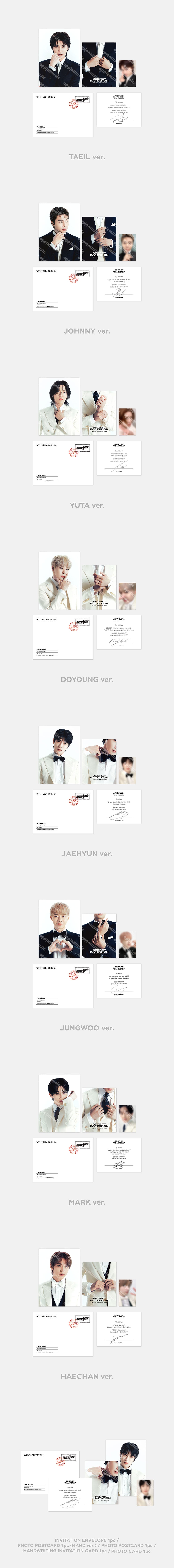 NCT 127 - Invitation Set [2024 8th Anniversary Fanmeeting '8ECRET