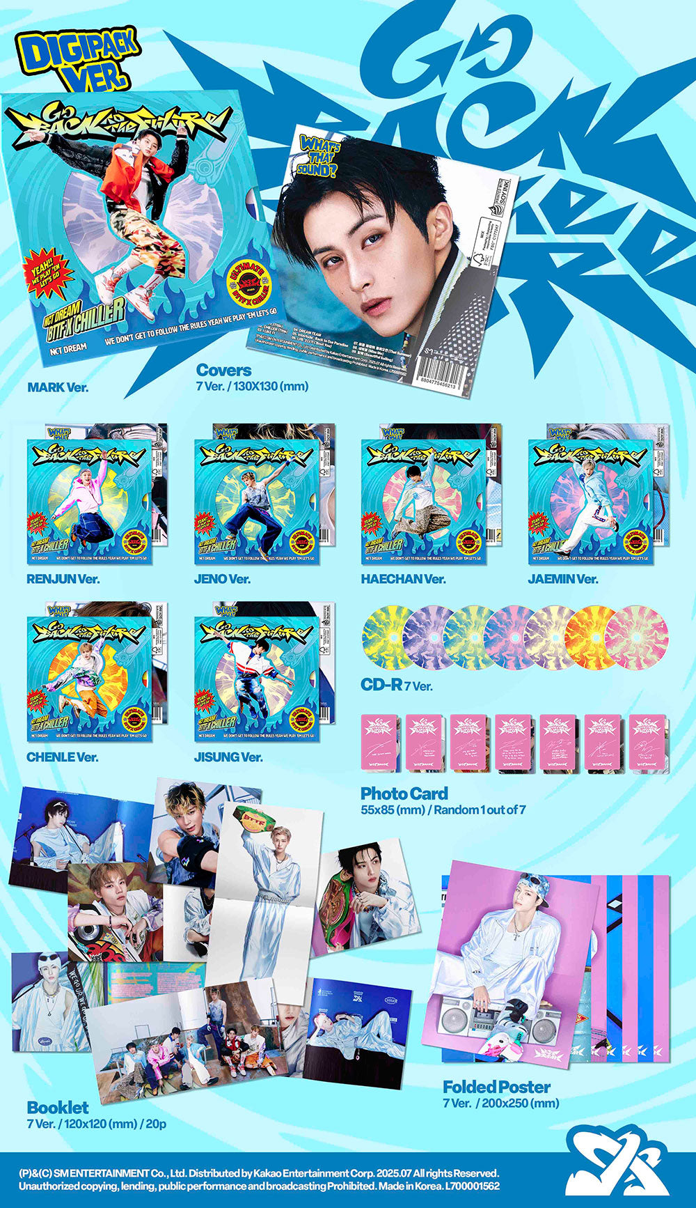 NCT DREAM - Go Back To The Future [5th Album - Digipack Ver.] - K