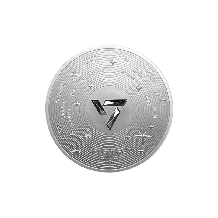 SEVENTEEN - 10th Anniversary Commemorative Silver Medal - K PLACE